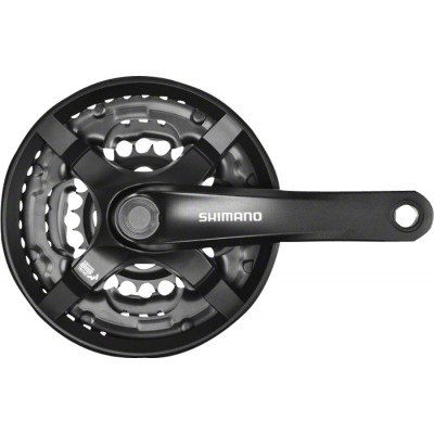 Δισκοβραχίoνας Shimano FC-TY501 Black 170mm 48-38-28 3 X 6-7-8 Speed Δισκοβραχίoνας Shimano FC-TY501 Black 170mm 48-38-28 3 X 6-7-8 Speed