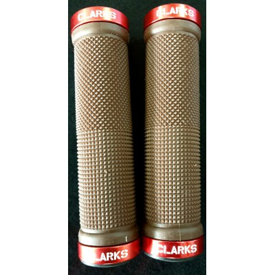 Χειρολαβές Τιμονιού  Clarks Lock On Grips Brown/Red