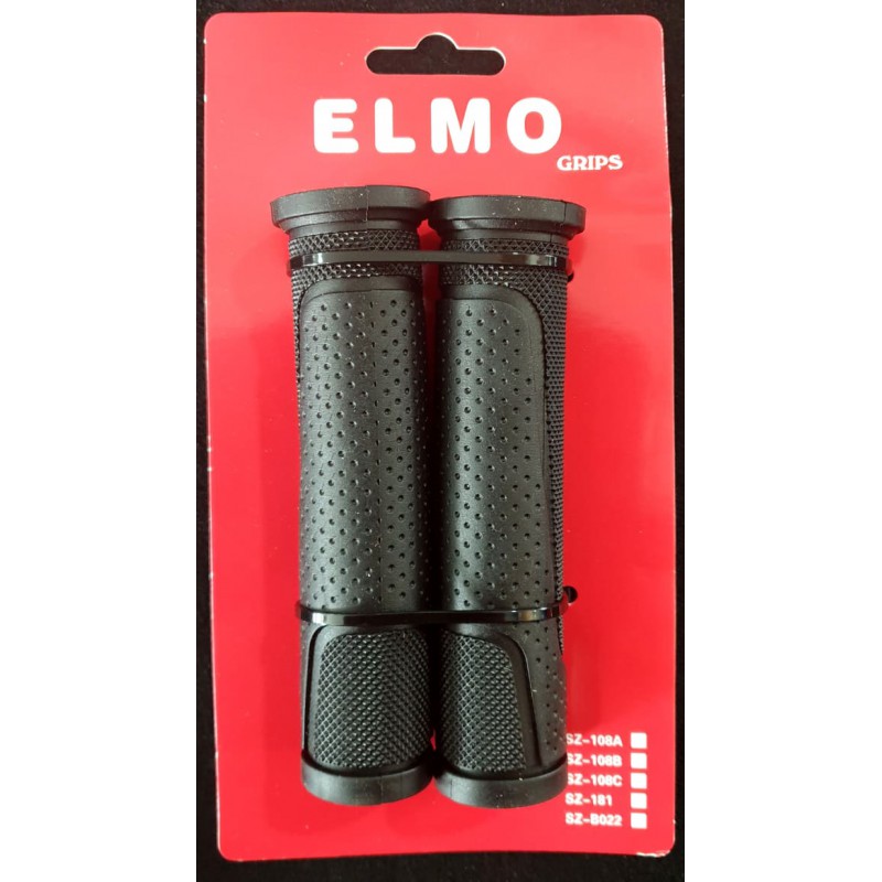 Χειρολαβές Τιμονιού  Elmo Black Silikone