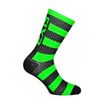 SIXS Luxury Merino Κάλτσες  black - green 43-46