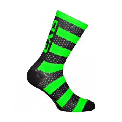 SIXS Luxury Merino Κάλτσες  black - green 43-46 SIXS Luxury Merino Κάλτσες  black - green 43-46