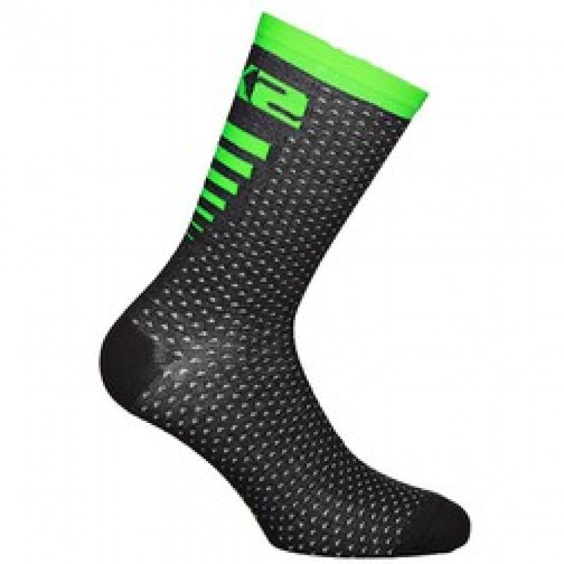 SIXS Arrow Merino Κάλτσες  black - green 39-42