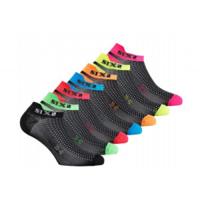 SIXS Κάλτσες Κοντές Art FANT C black-green  size 43-46 SIXS Κάλτσες Κοντές Art FANT C black-green  size 43-46