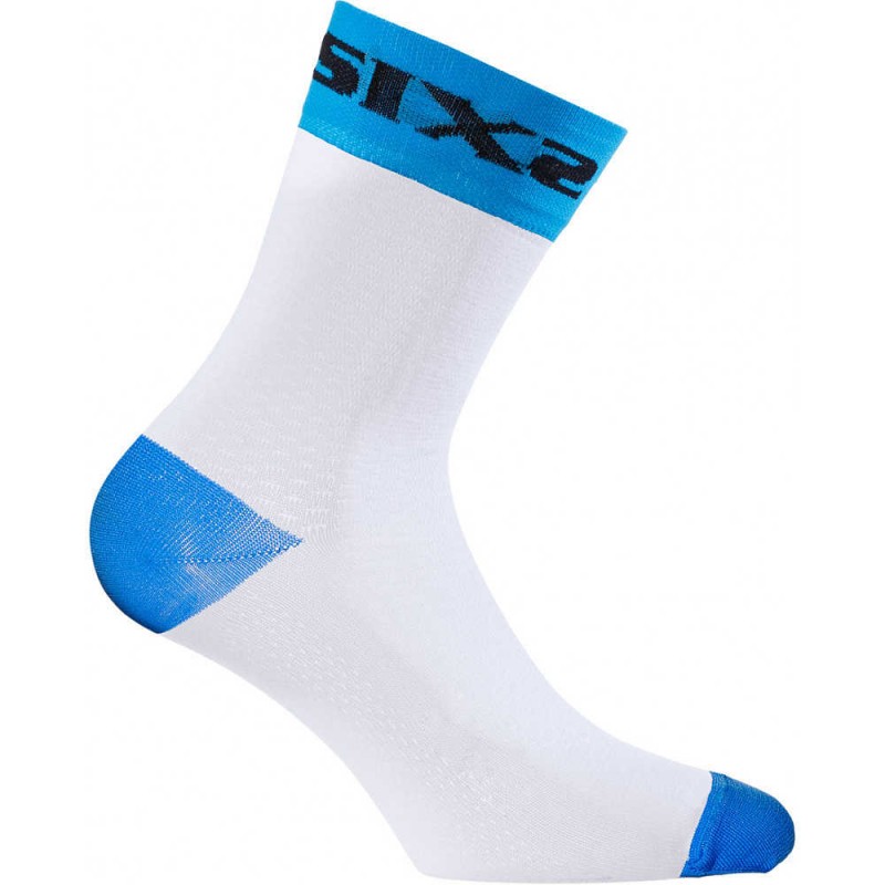 SIXS Κάλτσες Κοντές SHORTS white / light blue 39-42