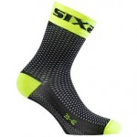 SIXS Κάλτσες Κοντές SHORTS  black - yellow fluo  39-42