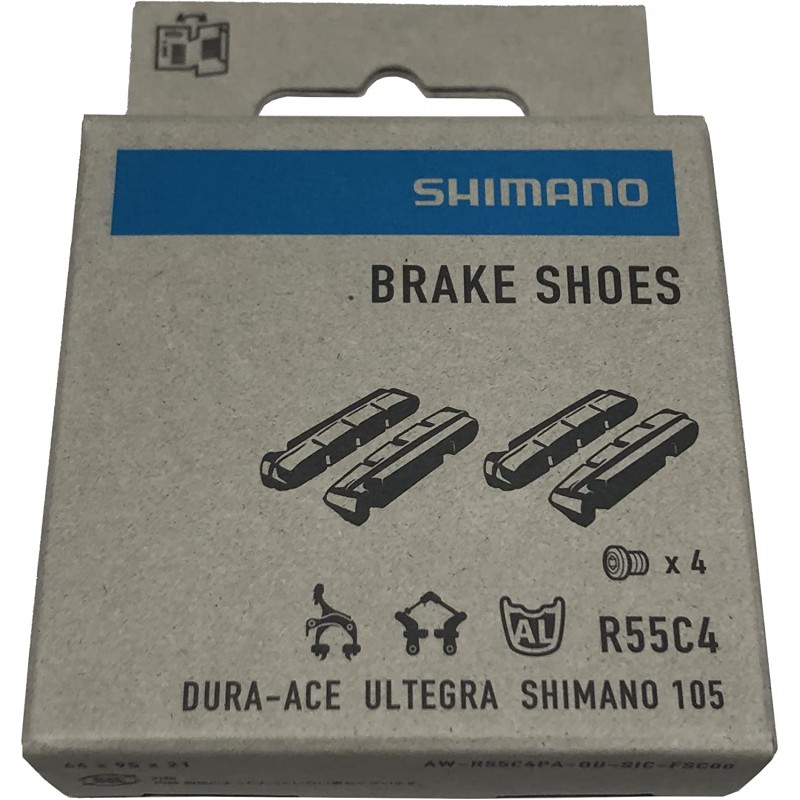 Shimano Brake shoe set R55C4- for Alu set Shimano Brake shoe set R55C4- for Alu set