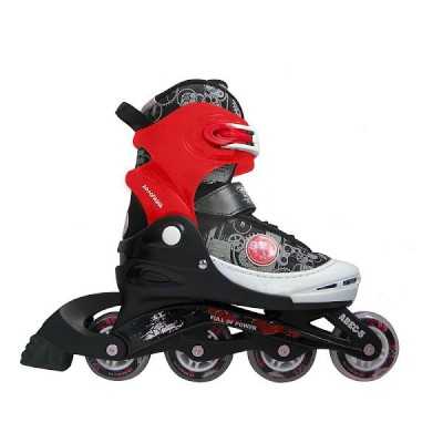 Πατίνια Roller Skates Inline Skates Αυξομειούμενα  Κόκκινο - Λευκό    size  34-37 Πατίνια Roller Skates Inline Skates Αυξομειούμενα  Κόκκινο - Λευκό    size  34-37