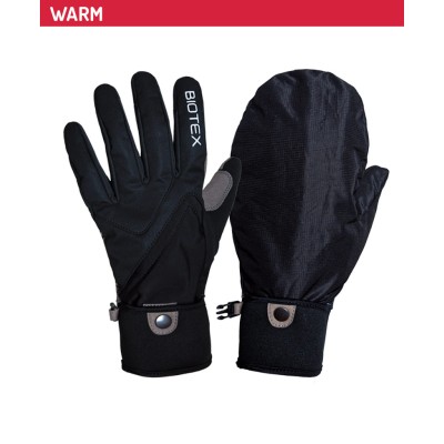 Χειμερινά Γάντια Biotex Gloves +  (L) Black Covergloves 2x1 Χειμερινά Γάντια Biotex Gloves +  (L) Black Covergloves 2x1