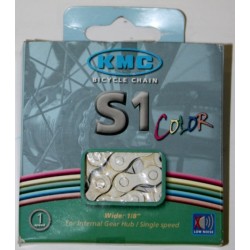 Αλυσίδα KMC S1 Single Speed Color White