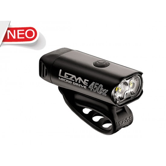 Εμπρόσθιο Φως Lezyne μαύρο Micro Drive XL 500 lumens