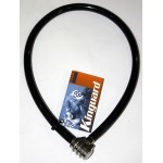 Κλειδαριά Συνδυασμού Απλή με Πλαστική Επένδυση  Μαύρη